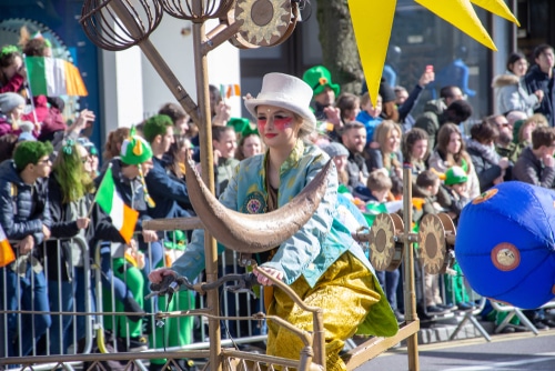 St Patrick's Day Parade Cork City.