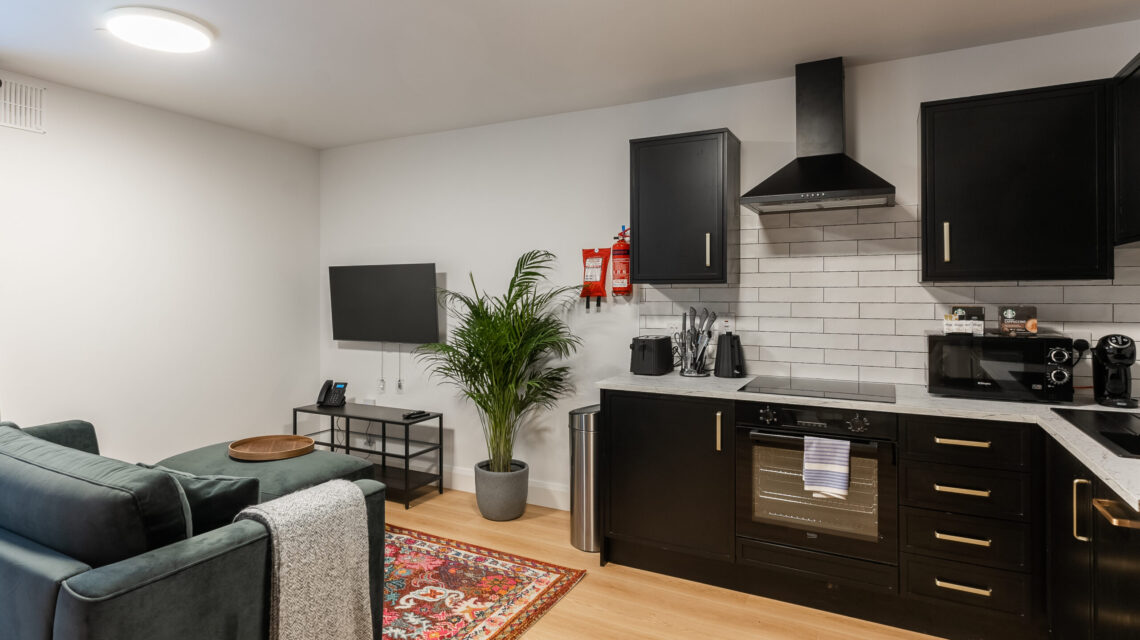 2 Bedroom Apartment Kitchen Living Room